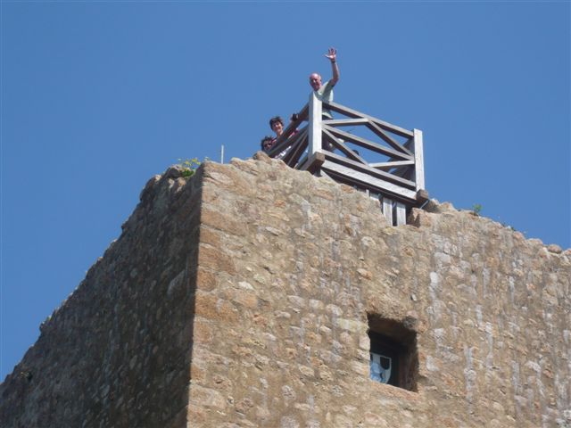 salut du haut de la tour
